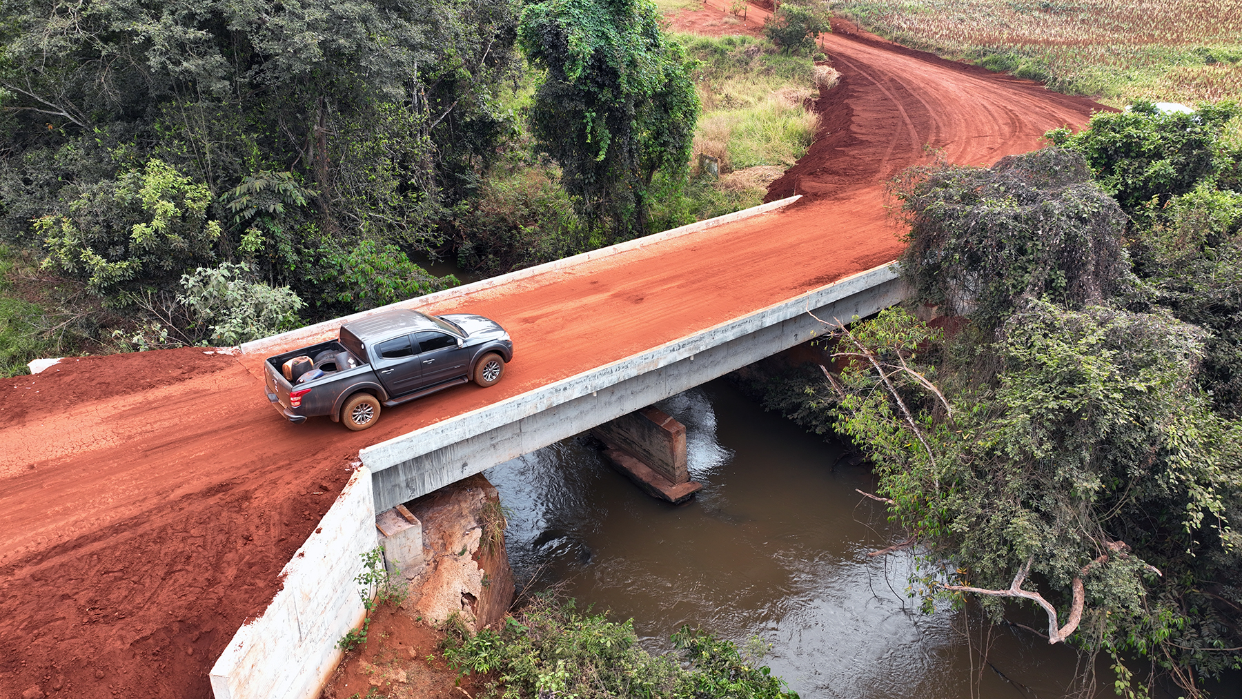 Conclusão da Obra na Ponte do Rio São Tomás