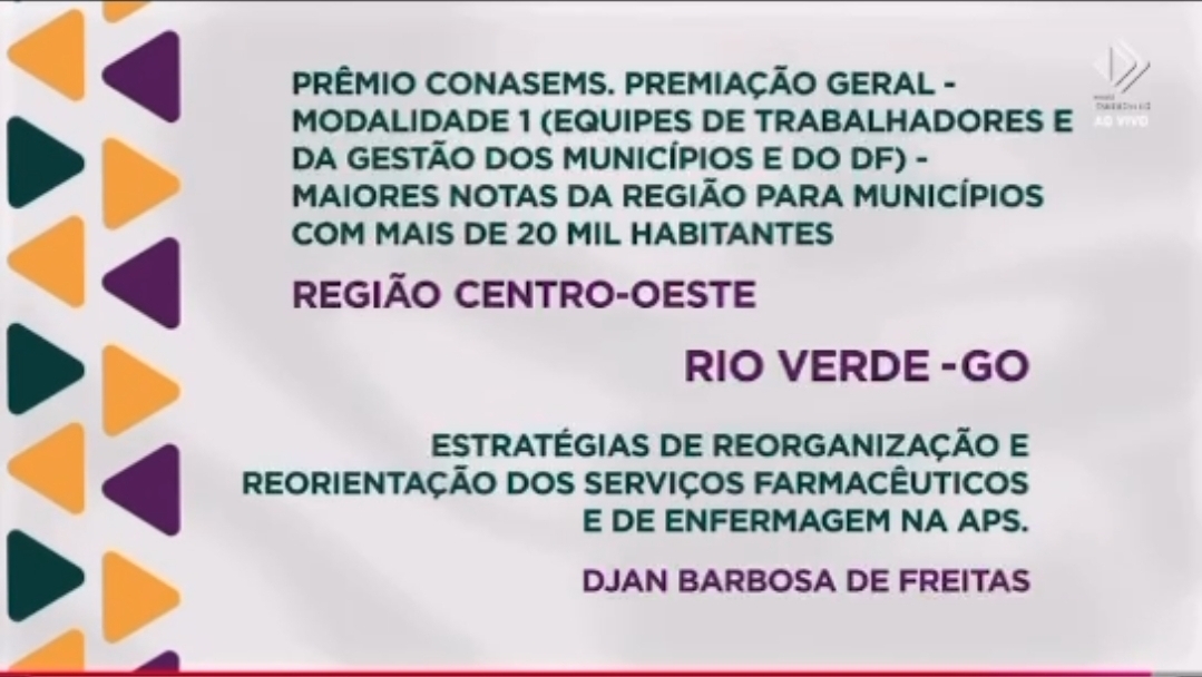 Rio Verde é destaque na 19ª Mostra “Brasil, Aqui Tem SUS”