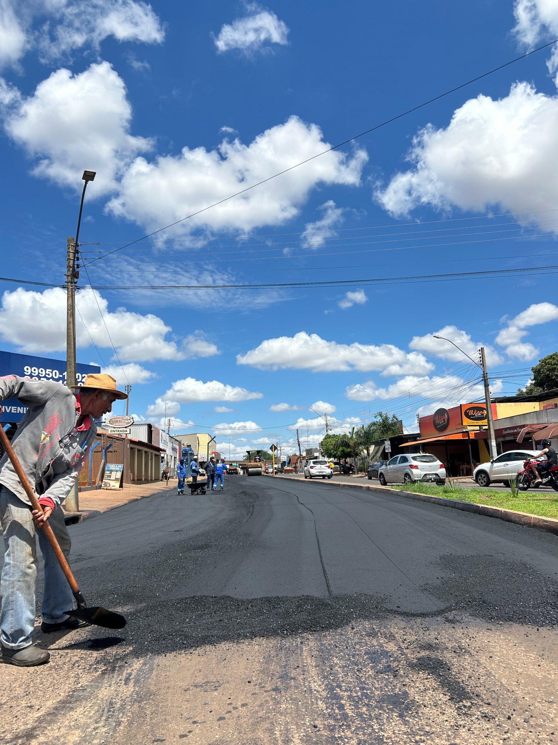 Asfalto de ponta a ponta em Rio Verde