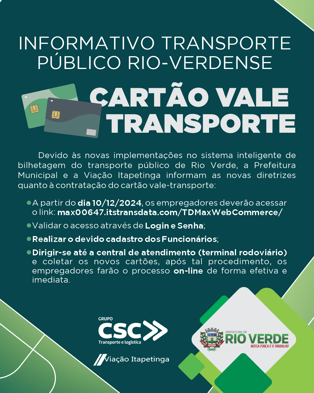 Atenção donos de empresas que fornecem cartão vale-transporte para seus funcionários