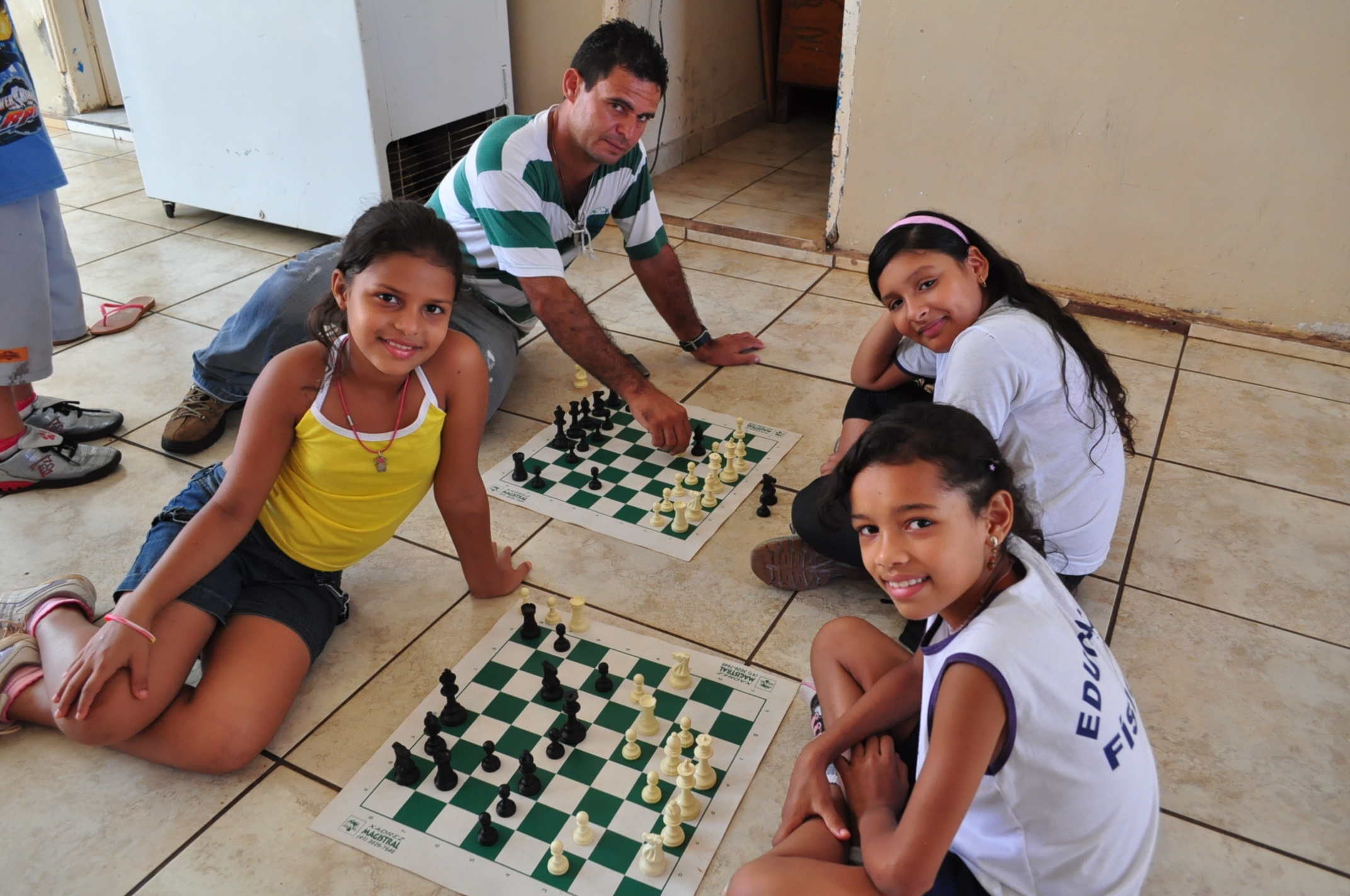 Aprendendo o xadrez na escola