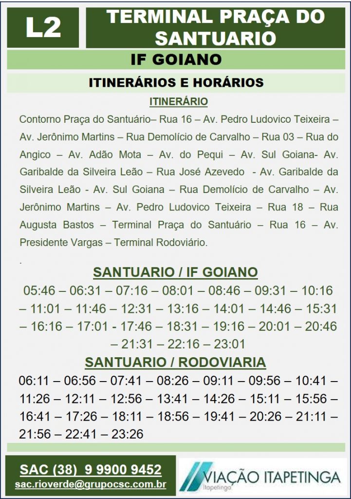 Confira as linhas e horários dos ônibus - Prefeitura Municipal de